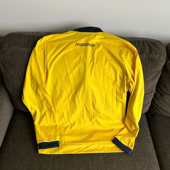 Marathon Authentic Ecuador National Team Soccer Yellow Jacket Men’s Sz: M - Picture 5 of 5